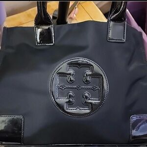 SOLD Tory Burch black shoulder purse